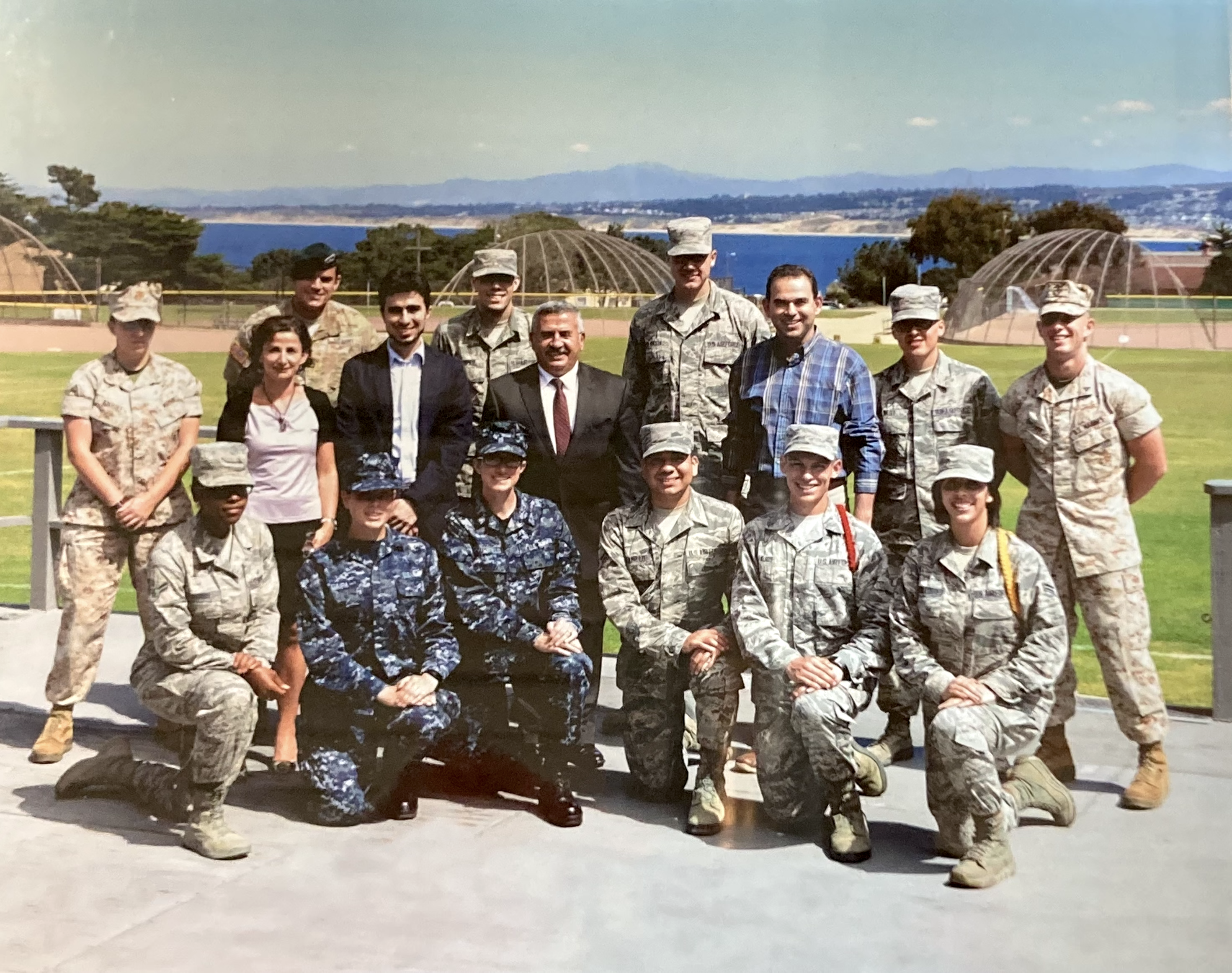 Joint service class at DLI (Justin on the right)